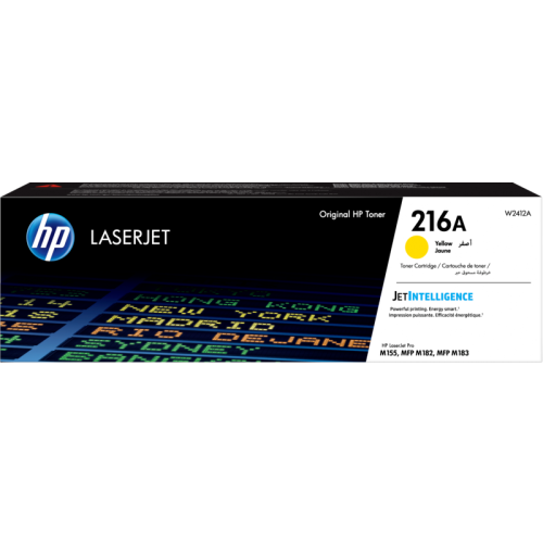HP 216A Yellow Original LaserJet Toner Cartridge (W2412A)